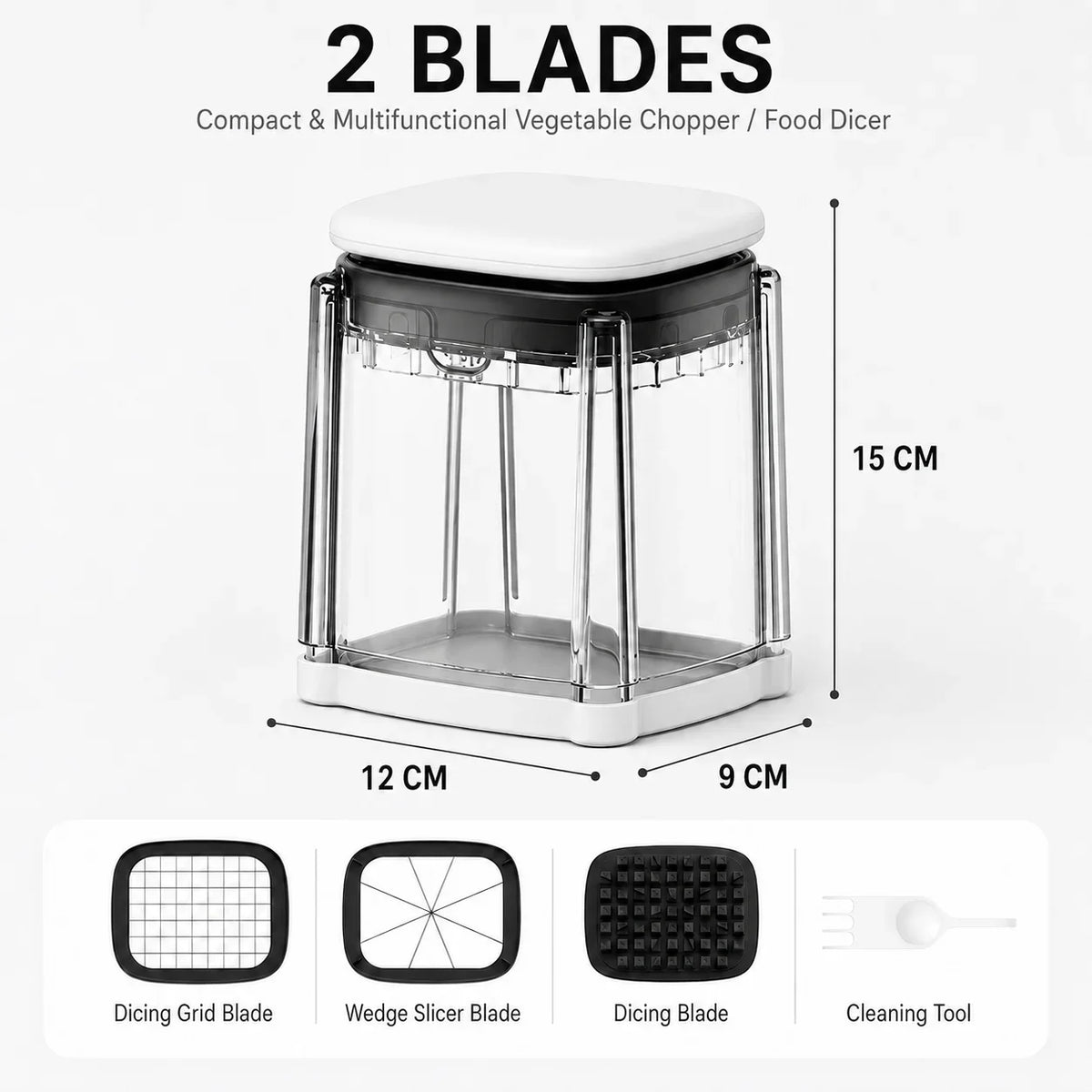 4-in-1 Multifunctional Vegetable Press Chopper
