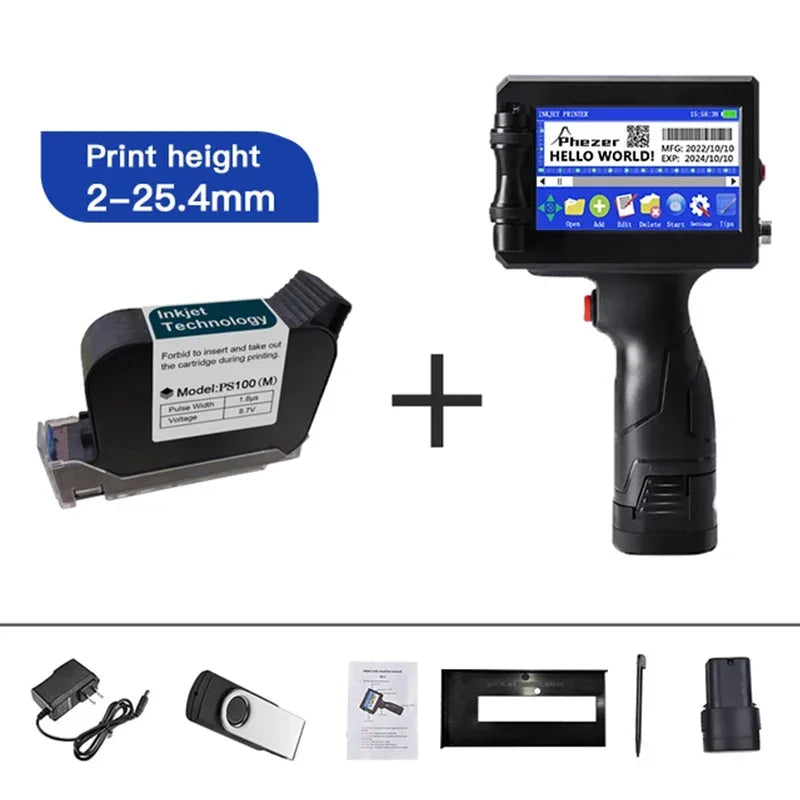 Handheld Inkjet Label Printer