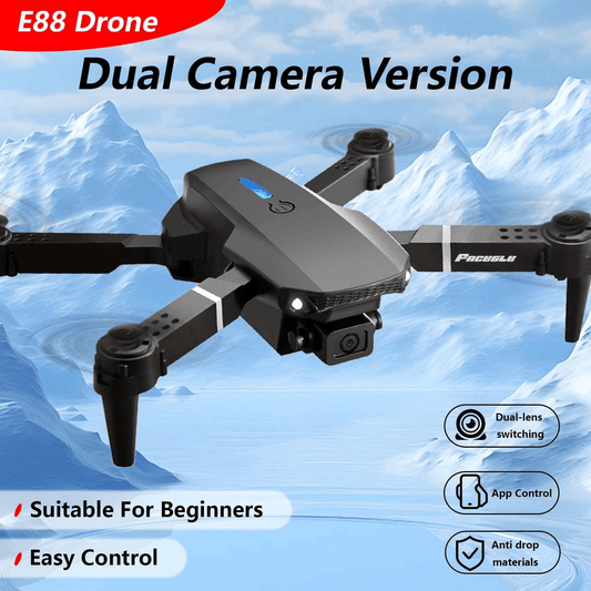 E88 PRO Drone with Dual Camera & LED Lights