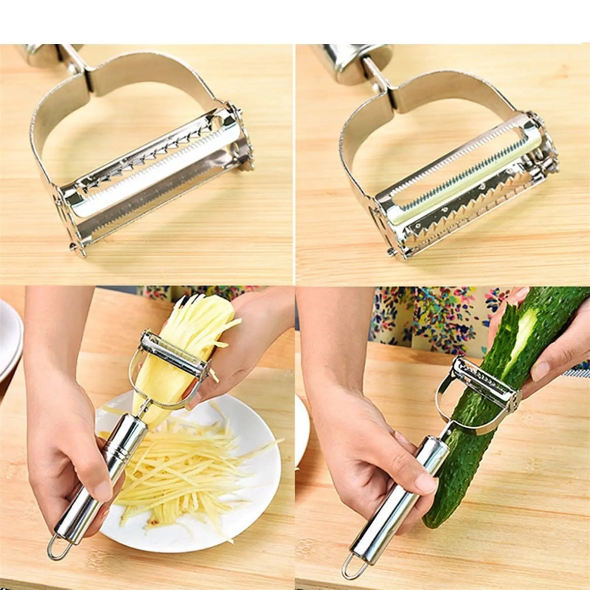 Multifunctional Stainless Steel Vegetable Peeler