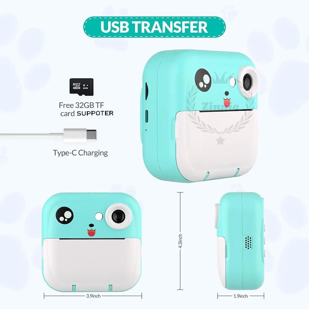 Mini Pocket Instant Camera Printer