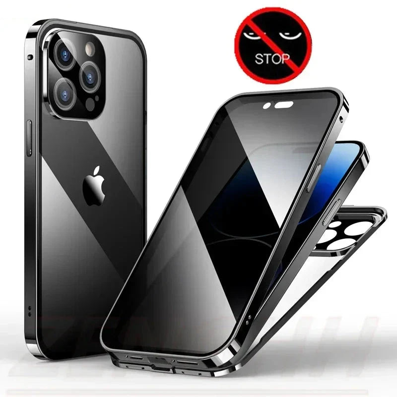 Magnetic Anti-Peep Privacy iPhone Case