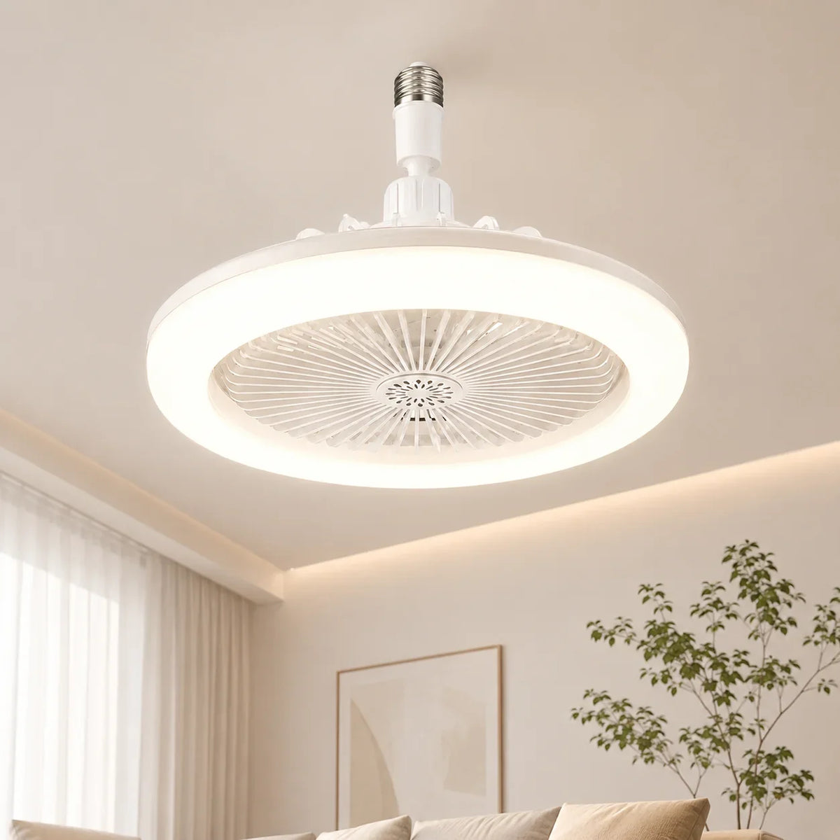RC Ceiling Fan with LED Lamp