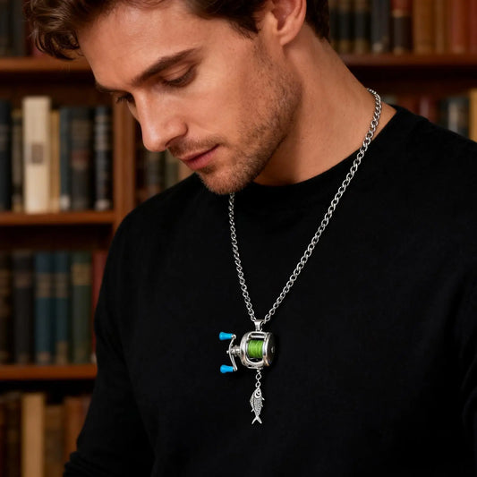 Innovative Fishing Pendant Necklace