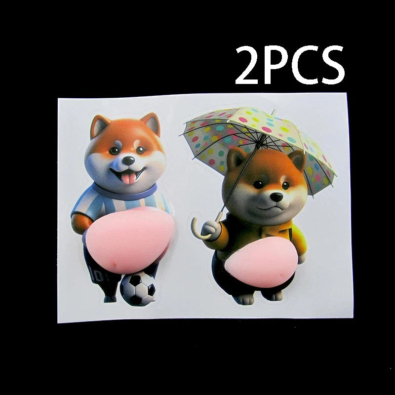 Cute Squeezeable Puppy Sticker