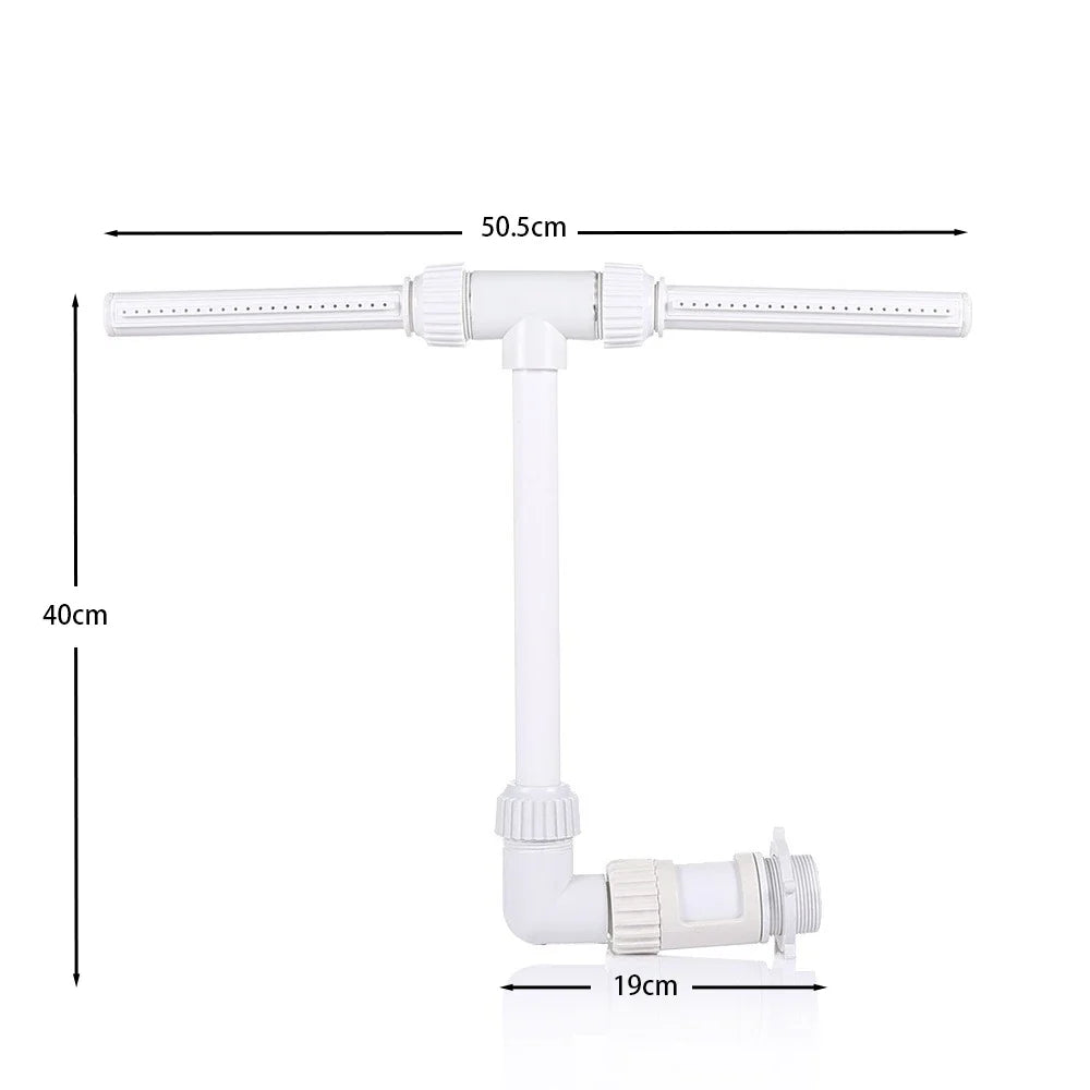 Dual Fountain Pool Water Sprinkler