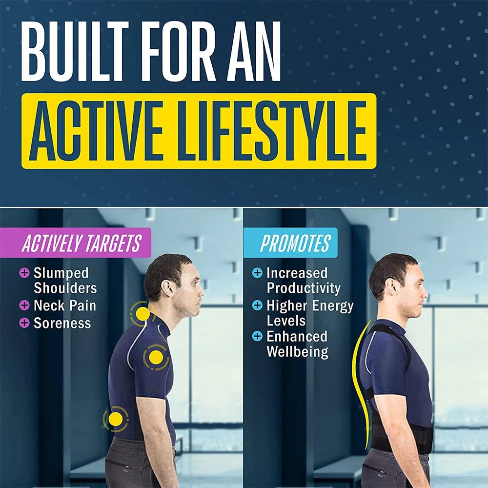 Ergonomic Adjustable Posture Corrector Belt