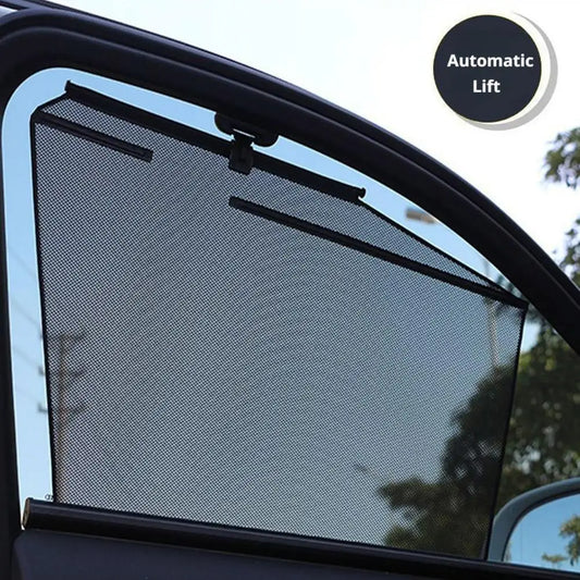 Automatic Retractable Car Window Sunshade Curtain