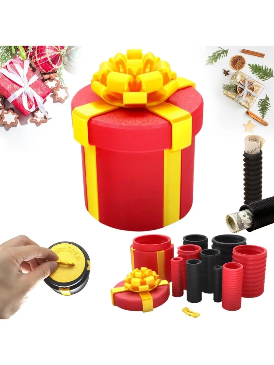 Nested Screw Money Prank Puzzle Box