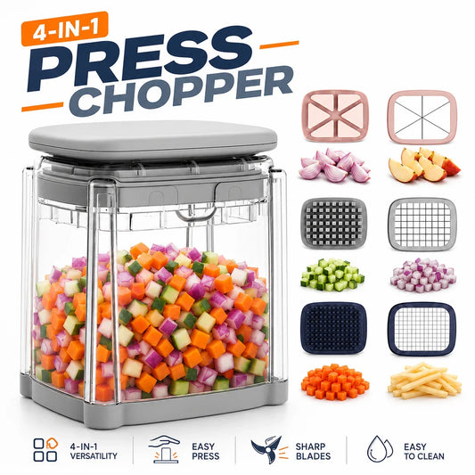 4-in-1 Multifunctional Vegetable Press Chopper