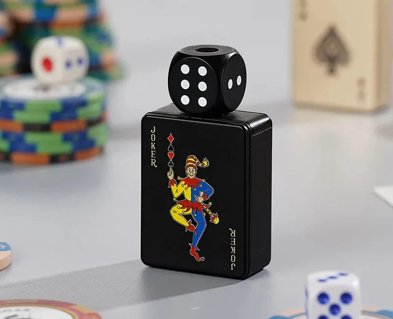 Poker Rotating Dice Lighter