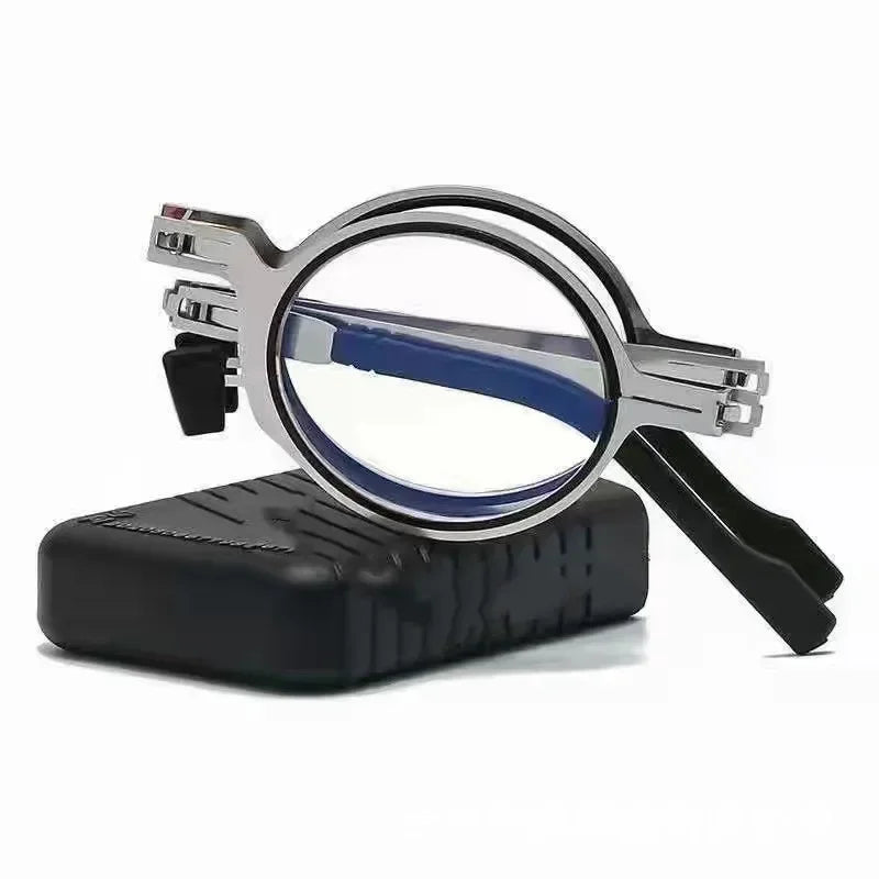Unisex Foldable Reading Glasses with Case