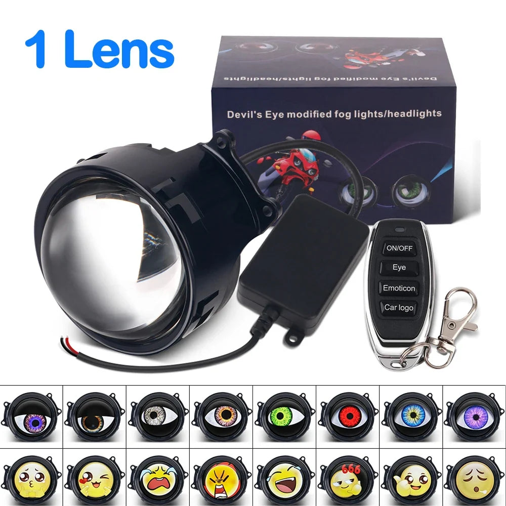 Dynamic LED Devil Eye Headlight