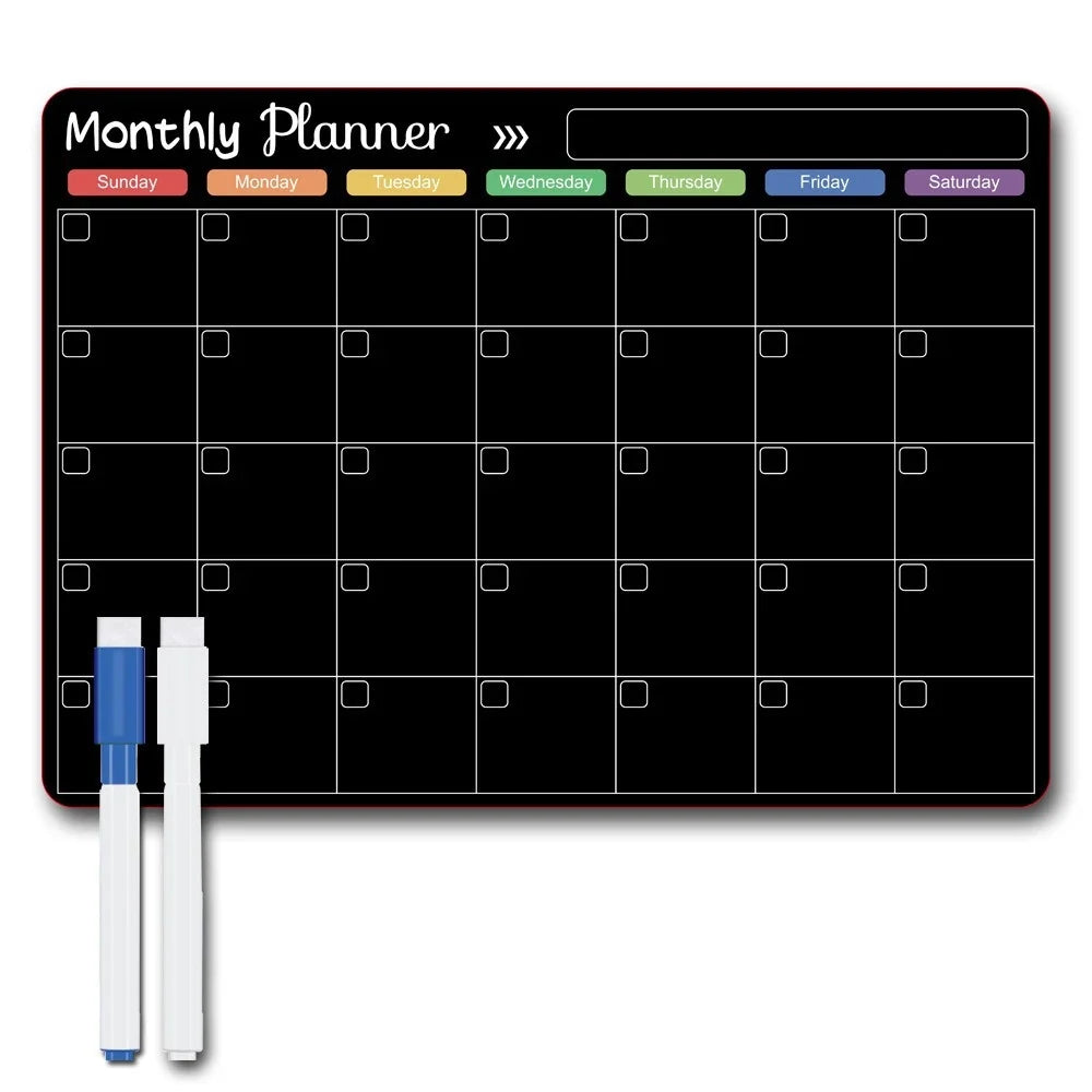 Magnetic Fridge Reusable Planner