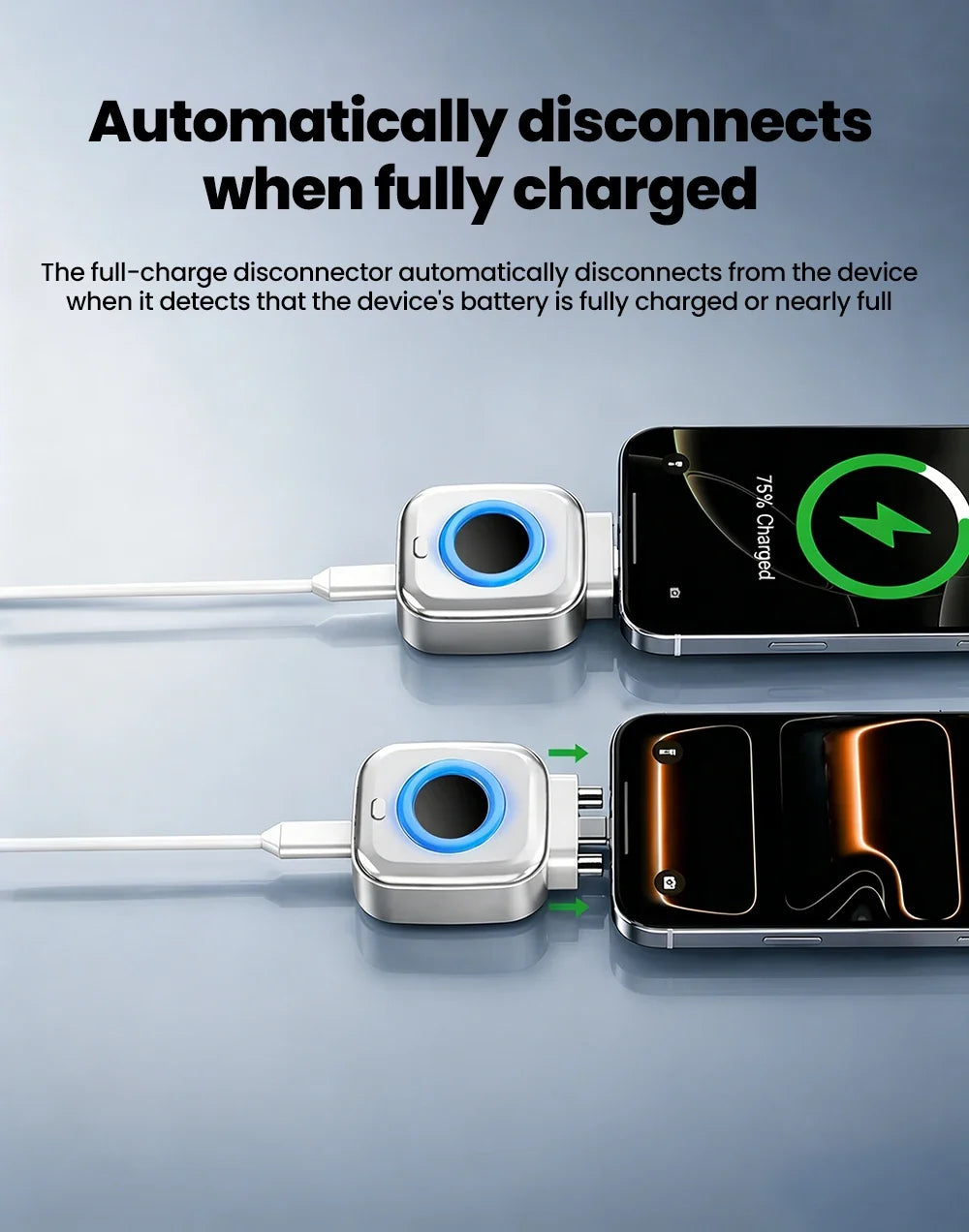 Type-C Auto Cut-Off Charging Adapter