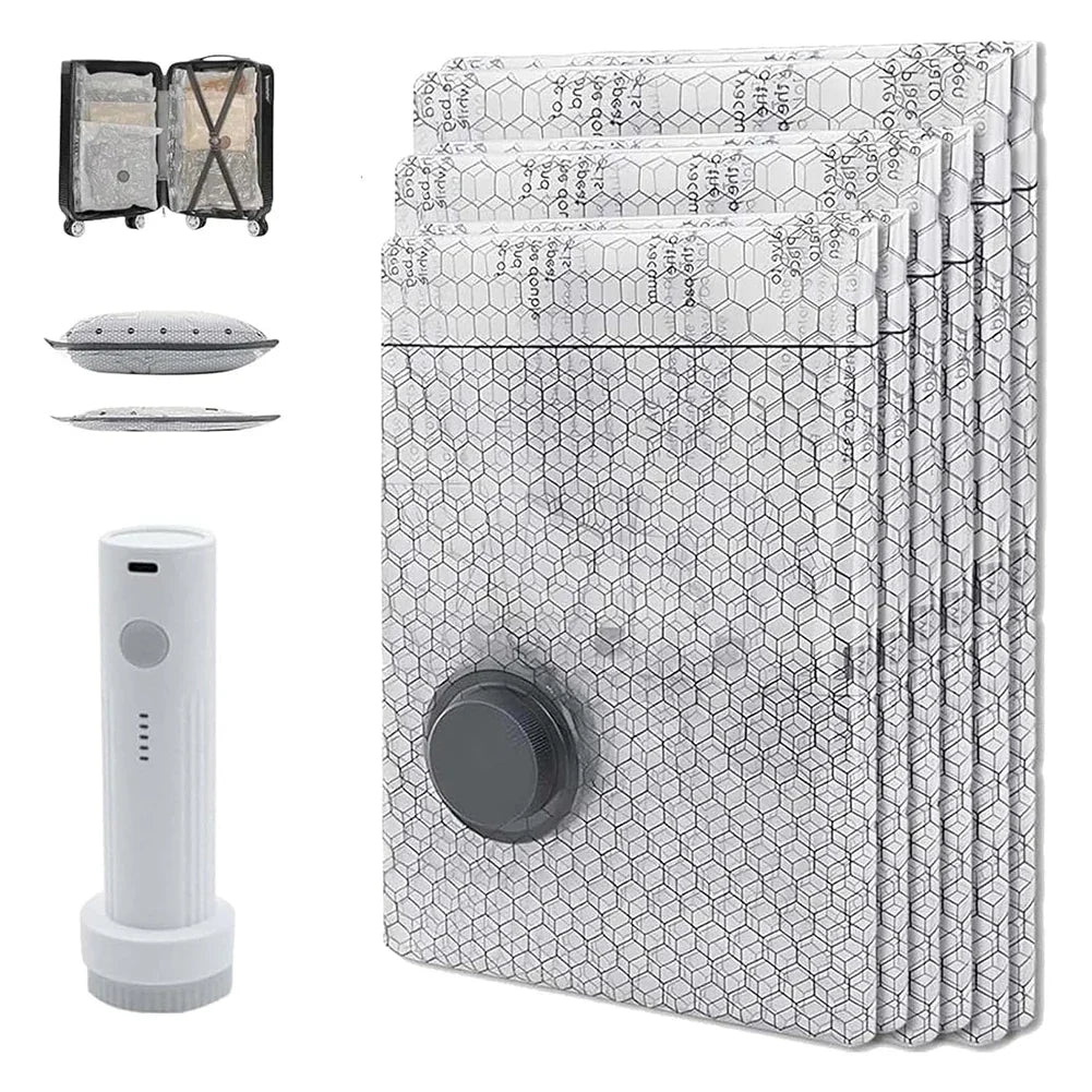 Multi-Storage Portable Vacuum Compression Bags