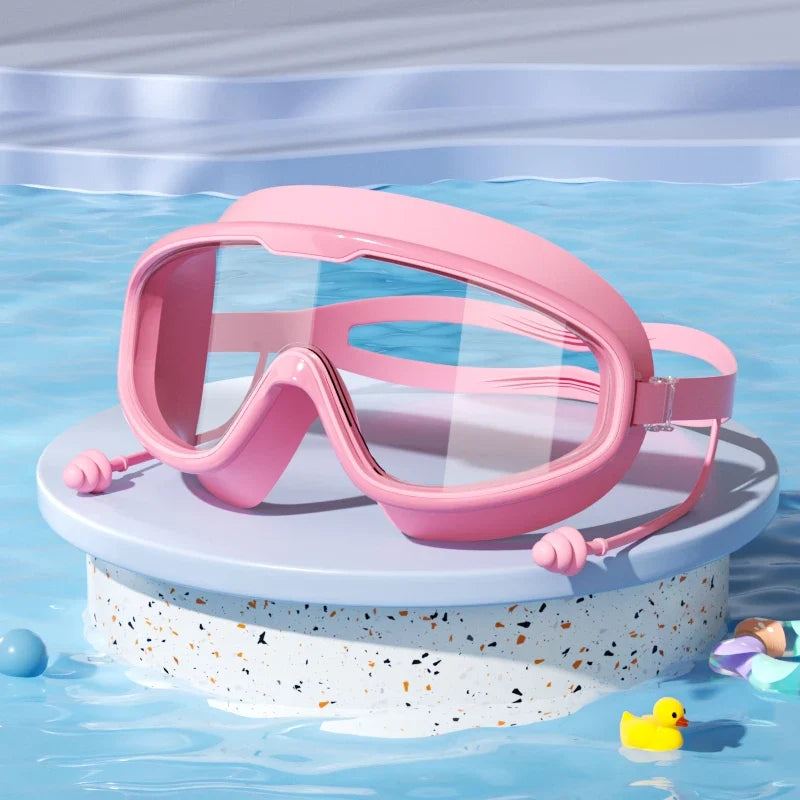 Swimming Goggles For Kids With Earplugs