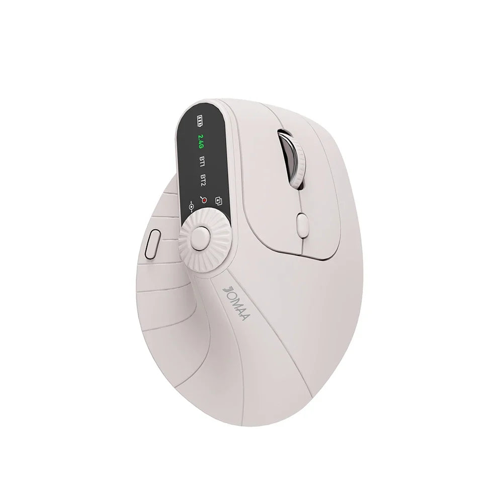 Ergonomic Vertical Wireless Mouse With Adjustment Knob