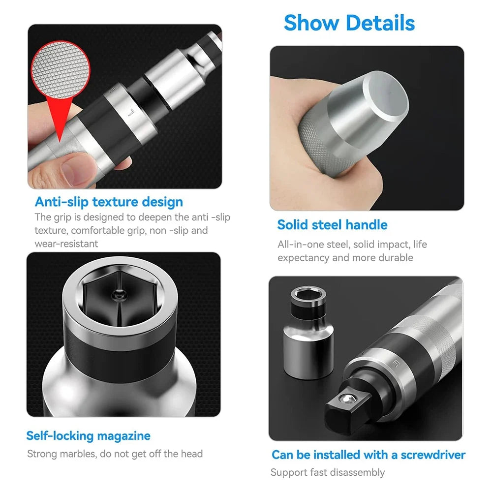 Manual Reversible Impact Screwdriver Set