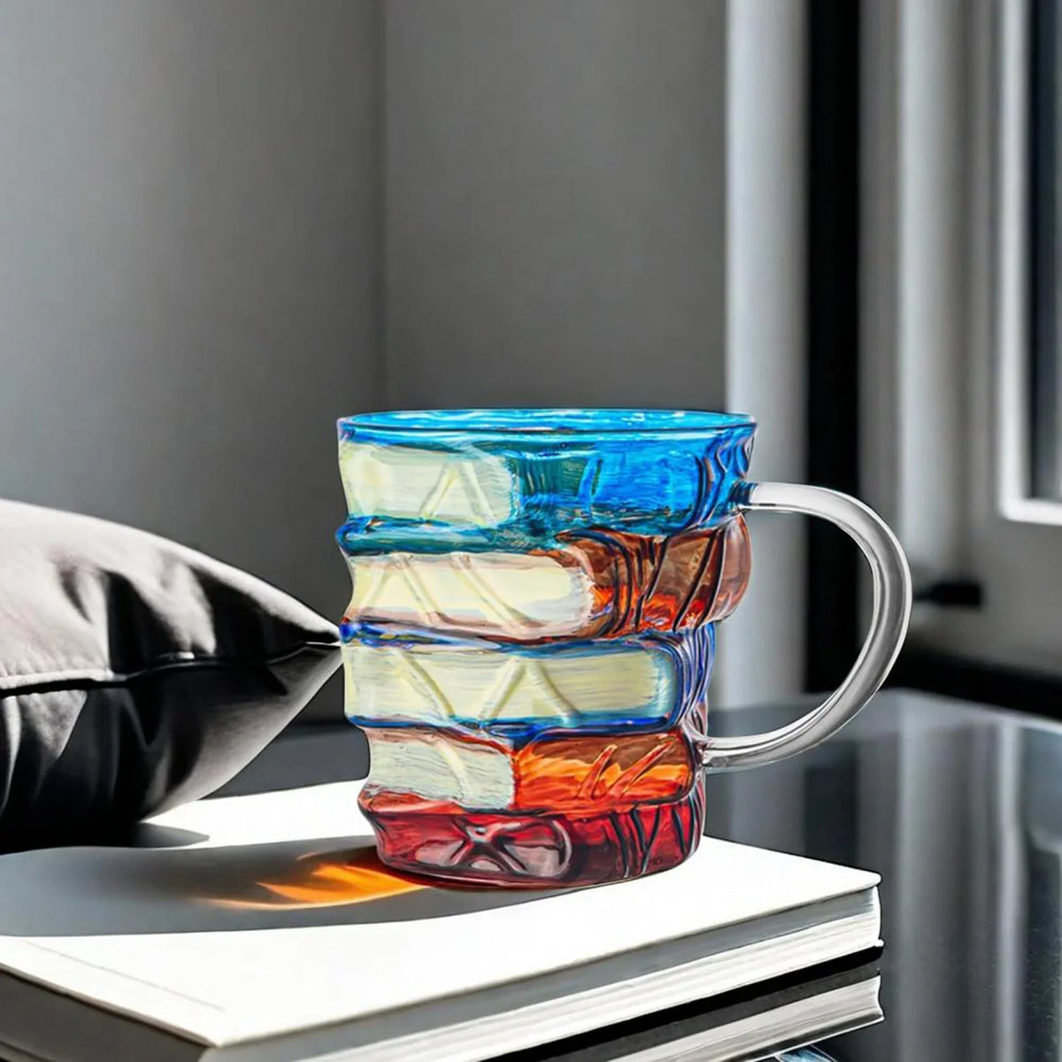 Creative Book Painted Coffee Mug