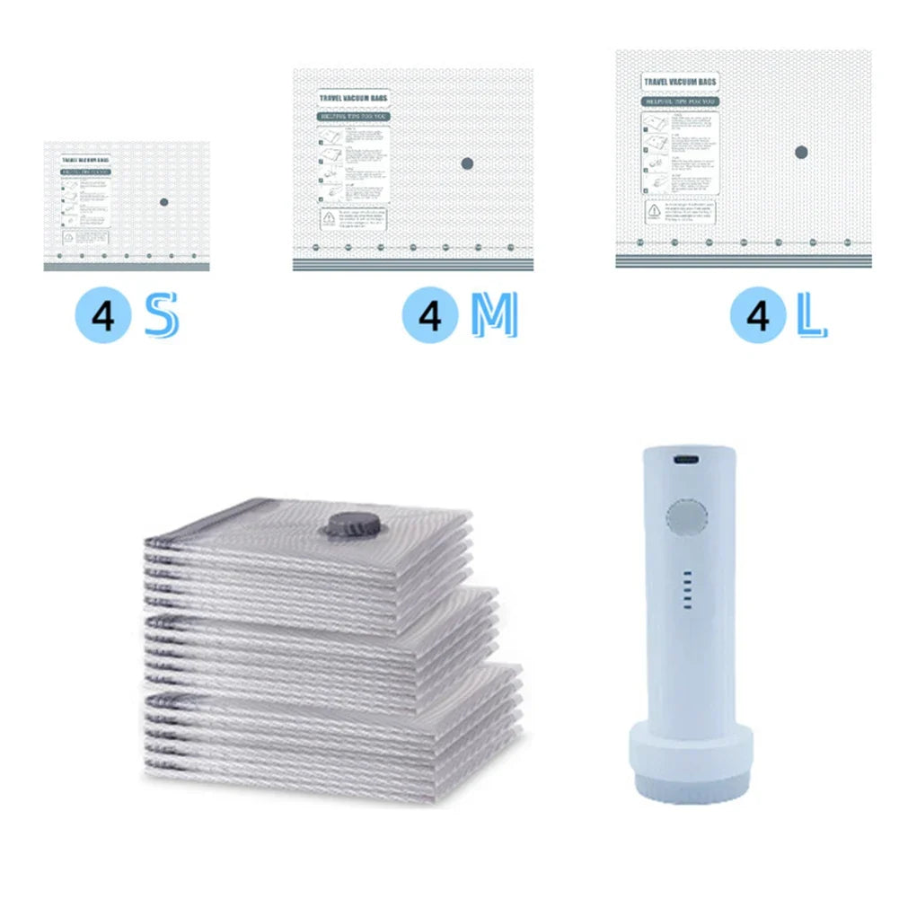 Multi-Storage Portable Vacuum Compression Bags