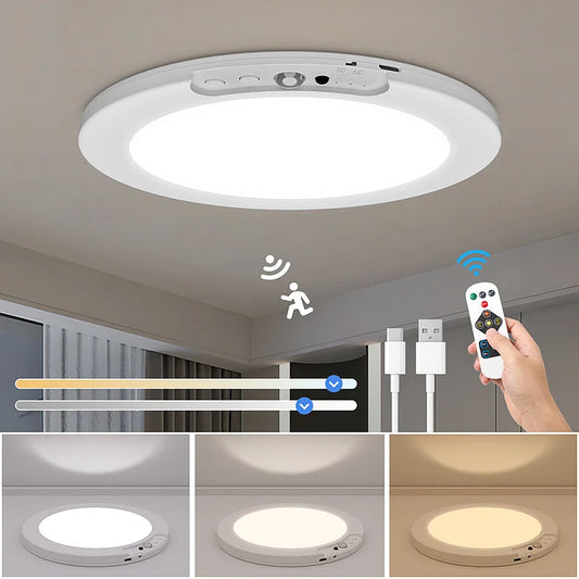 Wireless Detachable Motion Sensor Ceiling Light