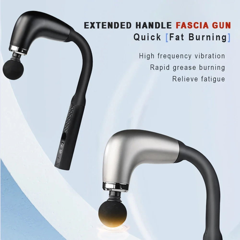 Ergonomic Long-Handle Electric Massager