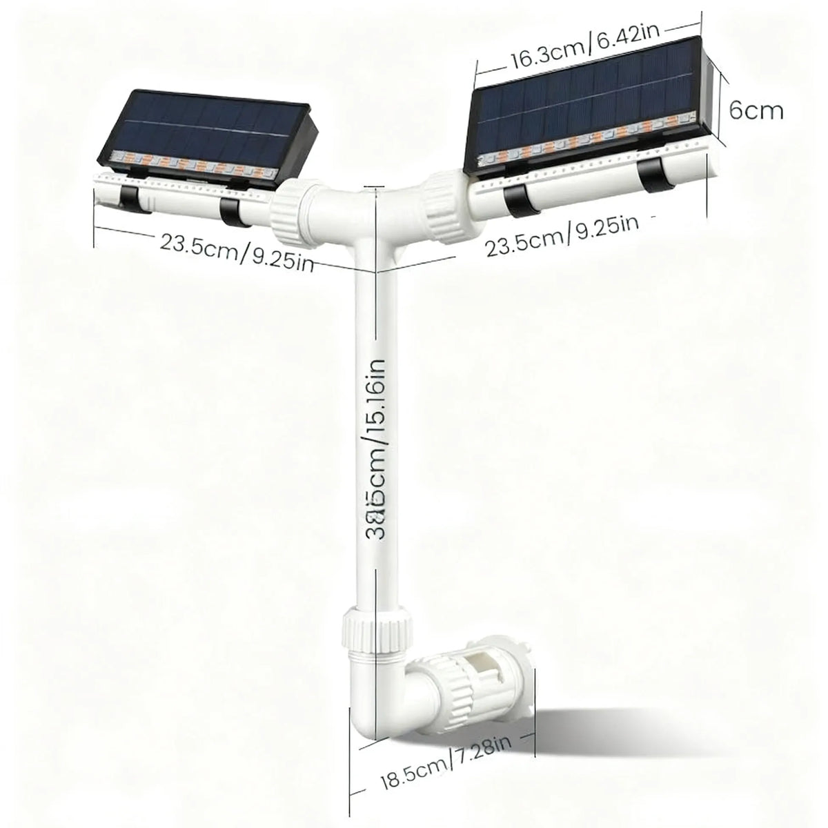 Dual Fountain Pool Water Sprinkler