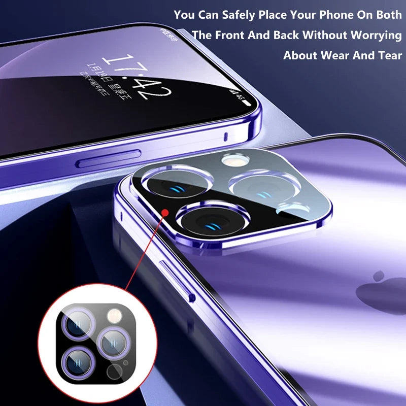Magnetic Anti-Peep Privacy iPhone Case
