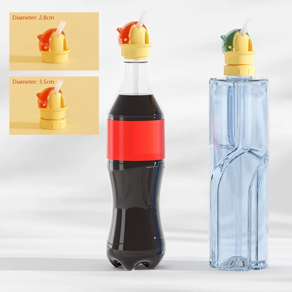 Reusable Water Bottle Straw Lid