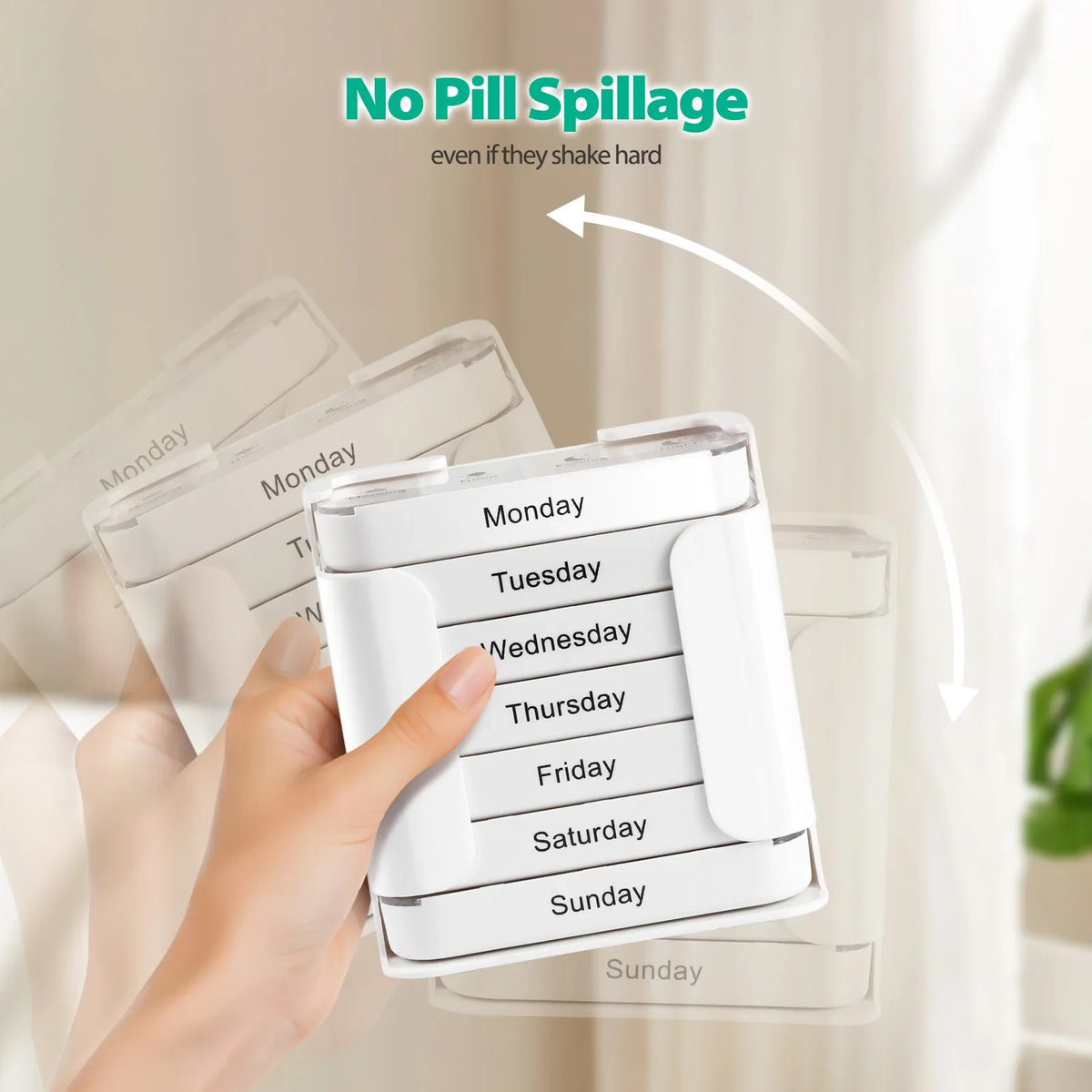 Weekly Pill Organizer Box