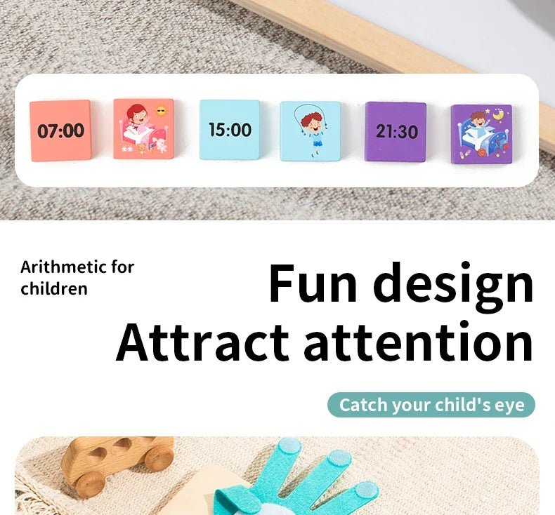 Montessori Time & Math Learning Aid