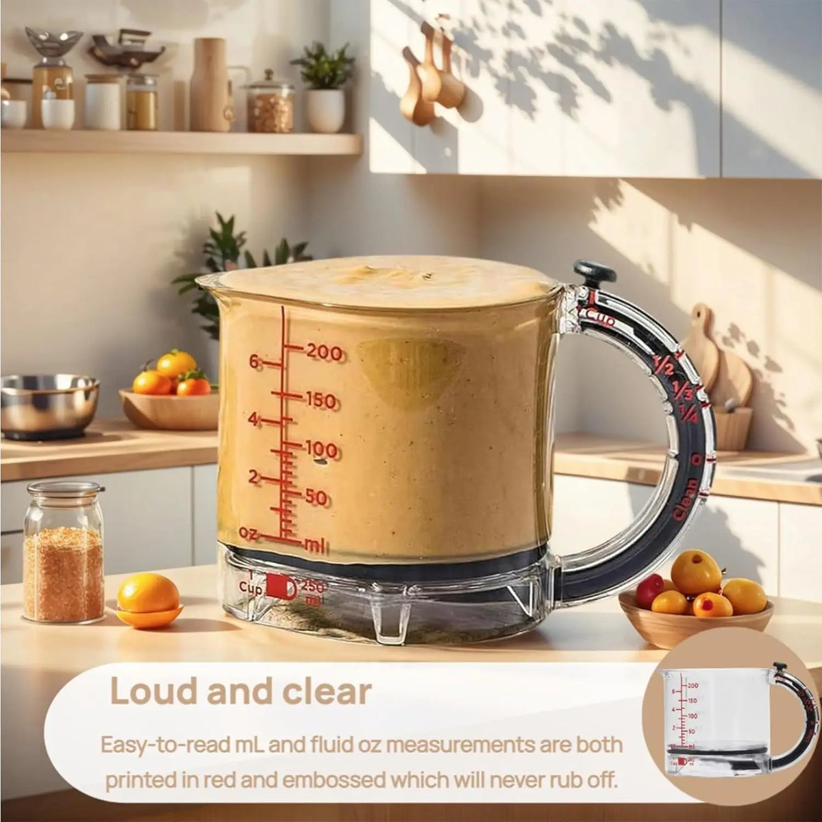 4-IN-1 Adjustable Measuring Cup