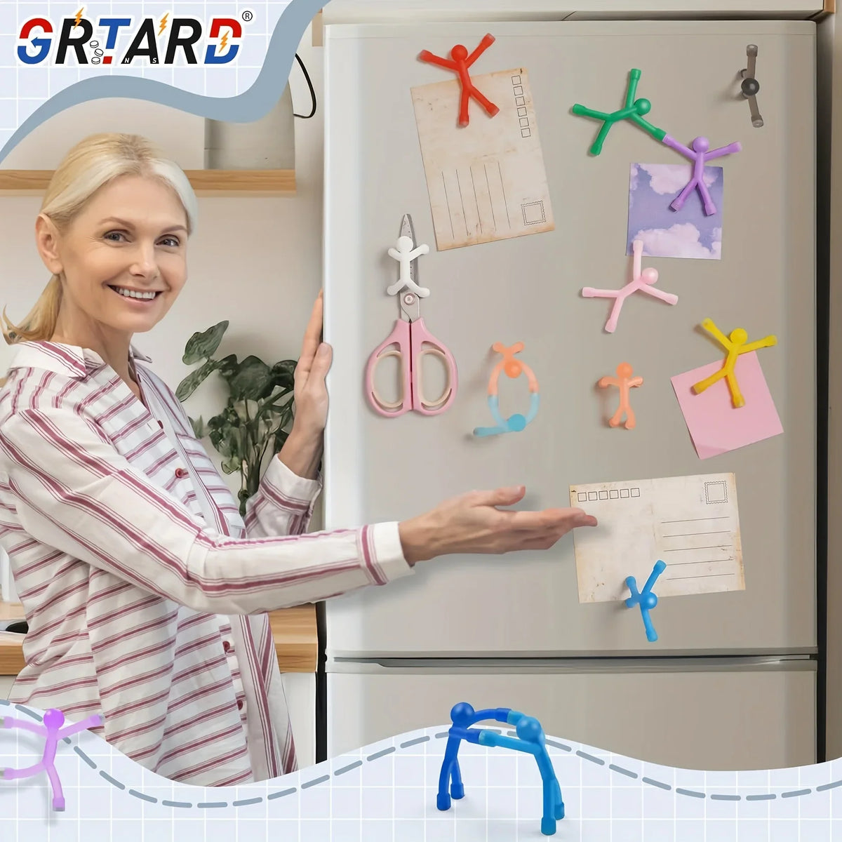 Magnetic Stick figure toy