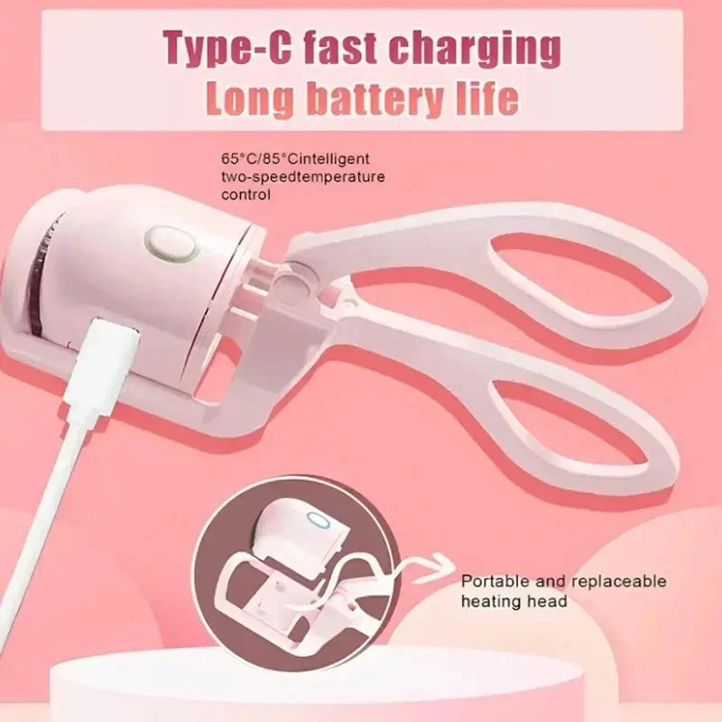 Rechargeable Eyelash Curler with LCD Display