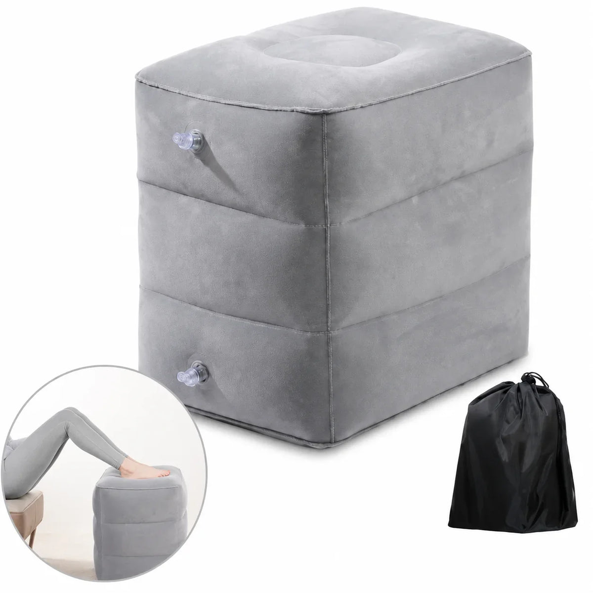Inflatable Foot Rest Pillow