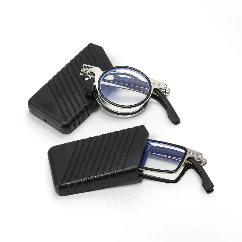 Unisex Foldable Reading Glasses with Case
