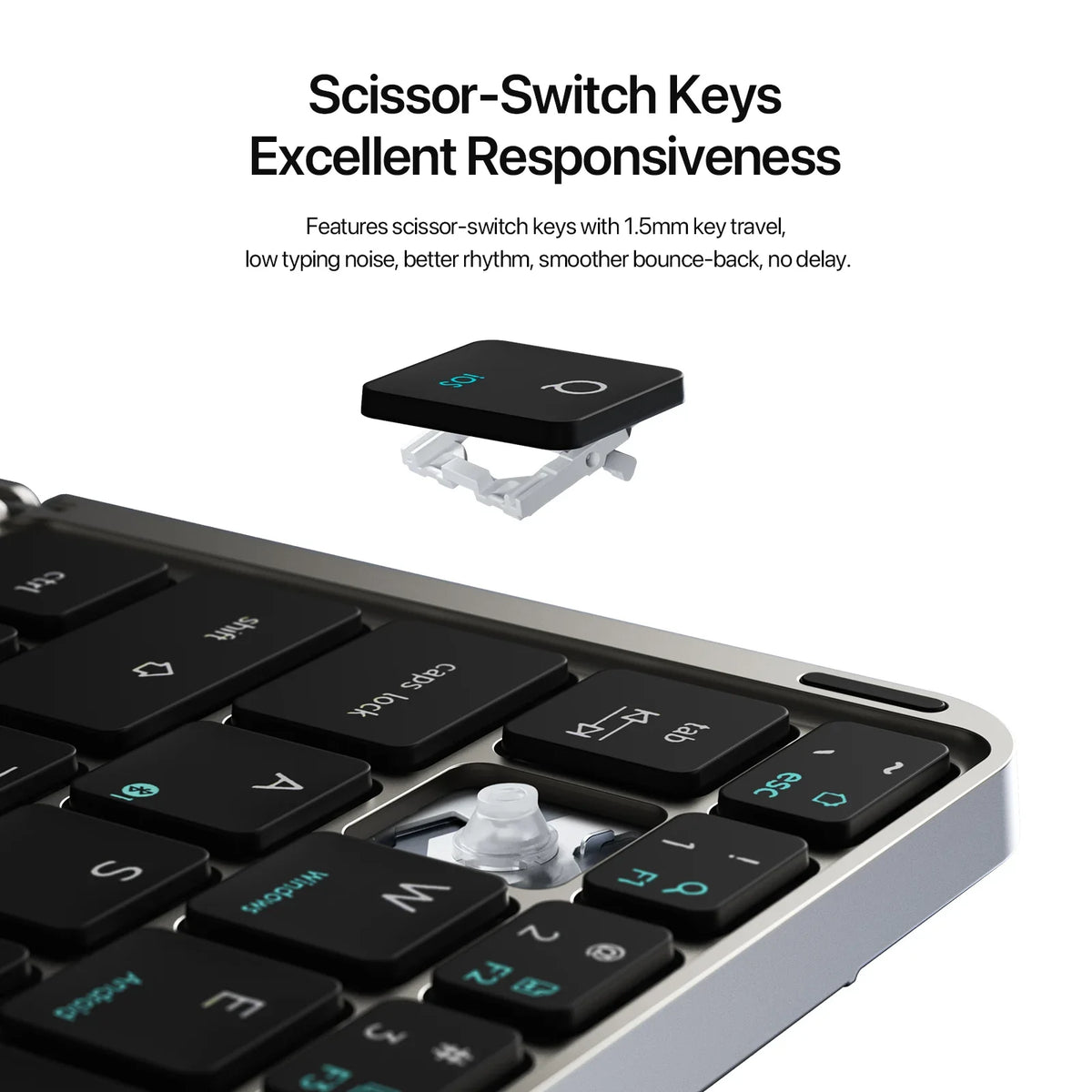 Multifunctional Foldable Bluetooth Keyboard