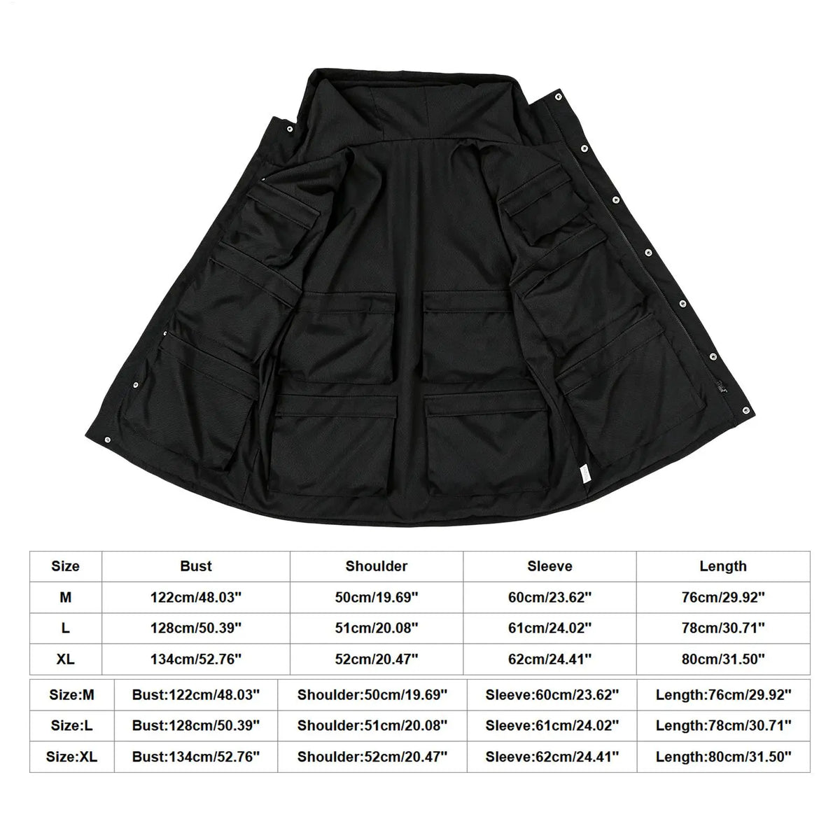 Travel Jacket With Hidden Pockets