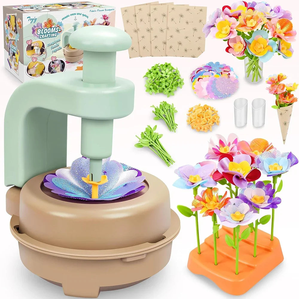 DIY Fabric Flower Bouquets Toy