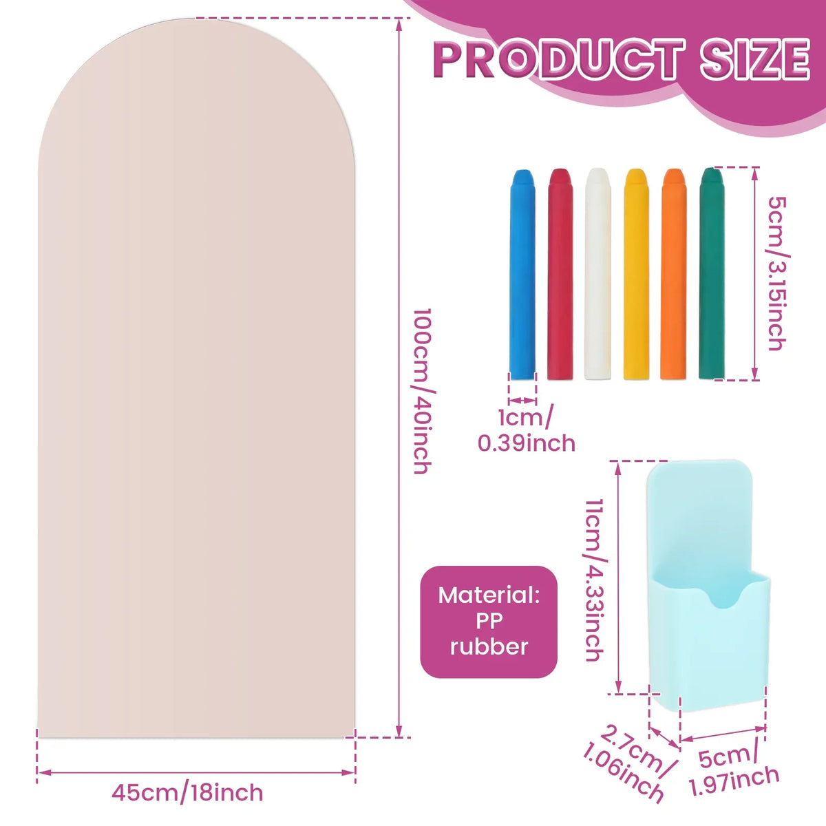 Magnetic Arch Wall Sticker