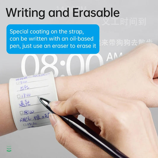 Multi-Functional Silicone Wrist Band Notepad
