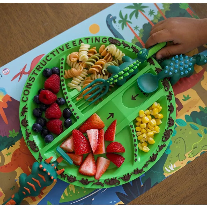Dino Style Dining Plate