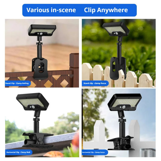Solar Powered Clip-on Light