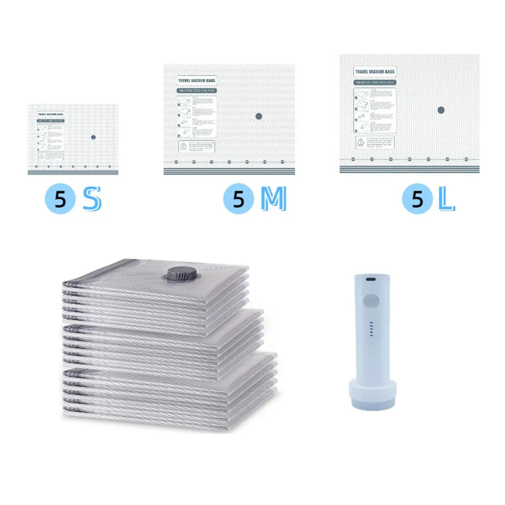 Multi-Storage Portable Vacuum Compression Bags