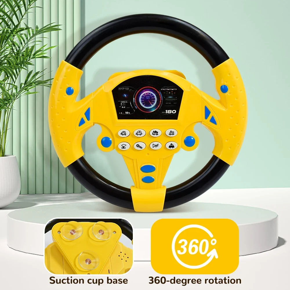 Kids Interactive Racing Steering Wheel Toy
