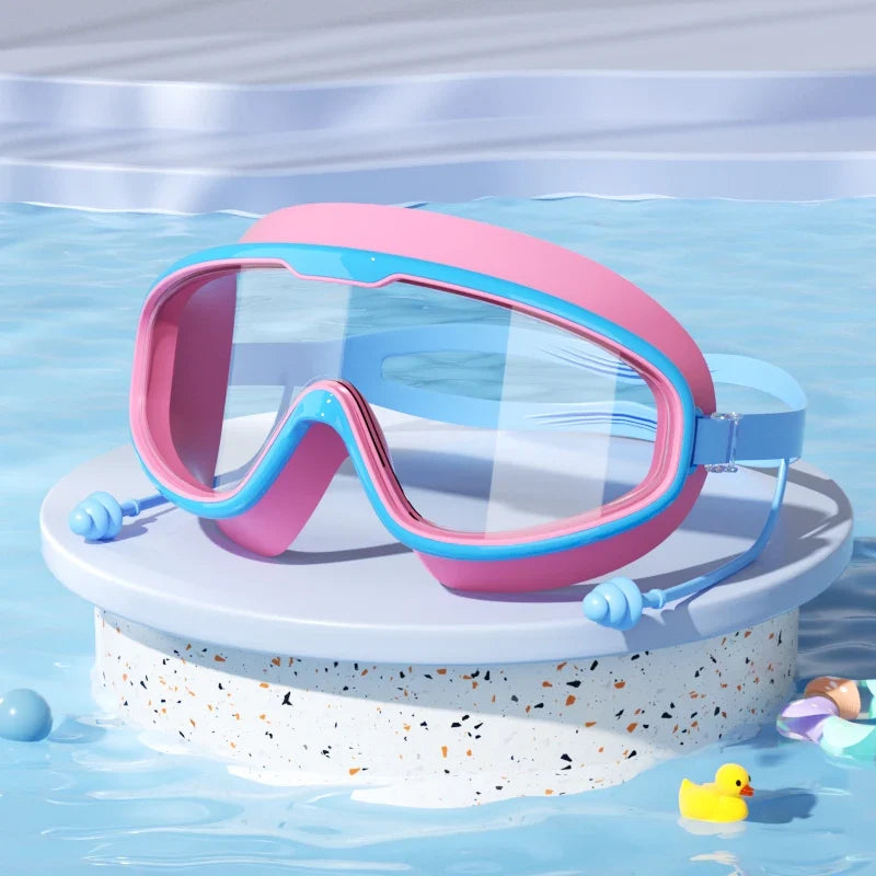 Swimming Goggles For Kids With Earplugs
