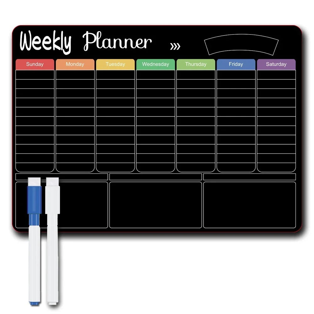 Magnetic Fridge Reusable Planner