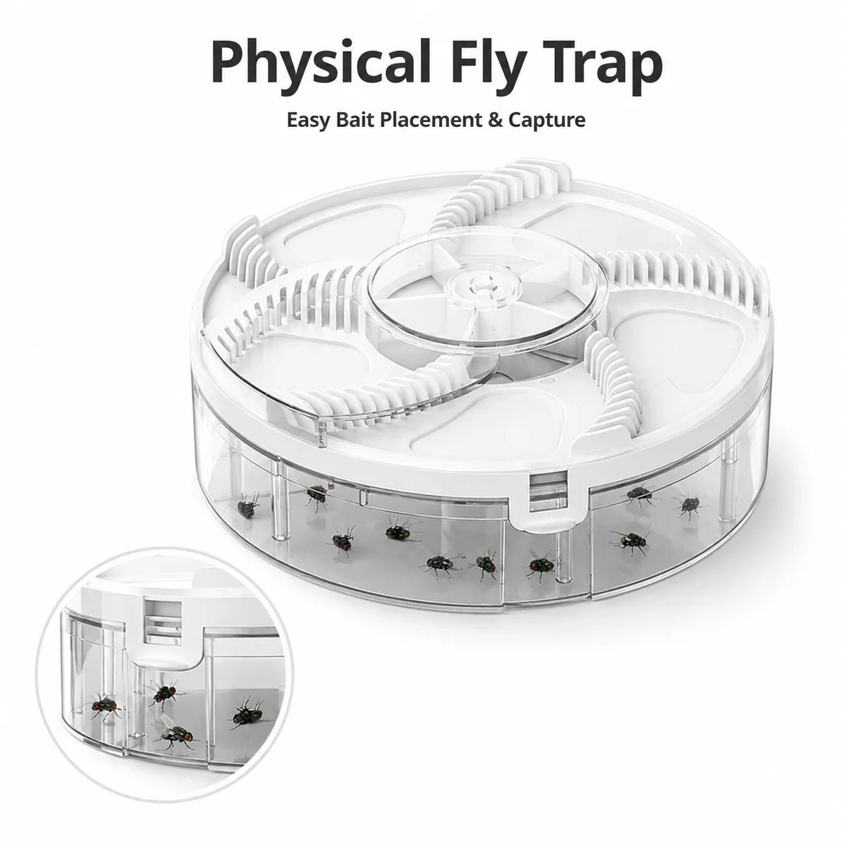 USB Automatic Rotating Fly Trap