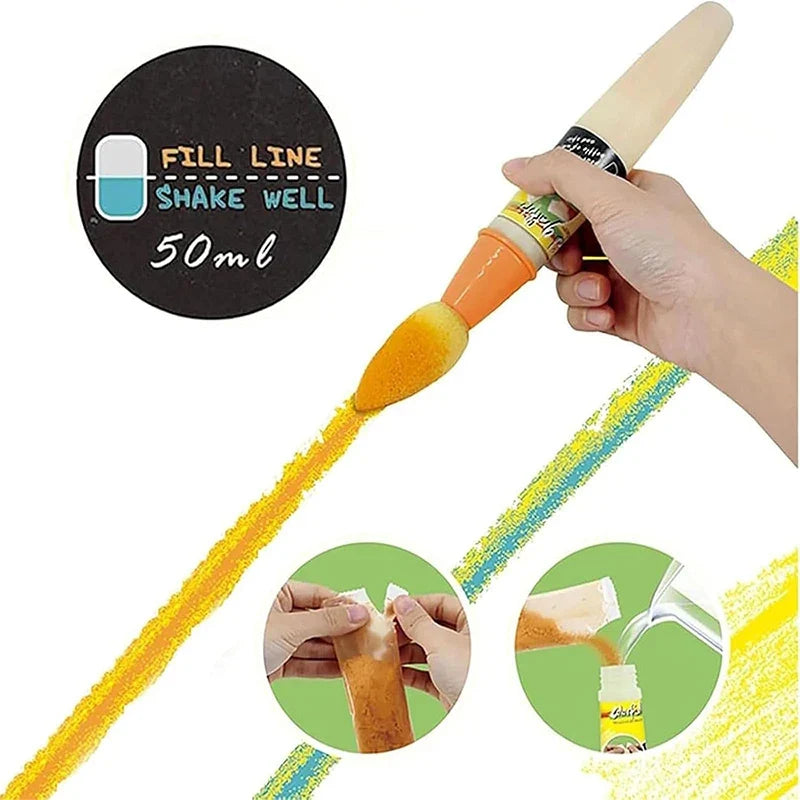 3PCS Chalk Paint Brush